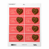 een zoete traat etiket (Full Sheet)