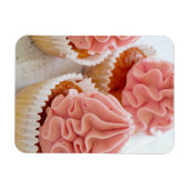 Een zoete Treat Cupcake met roze Bevroren Magneet (Horizontaal)
