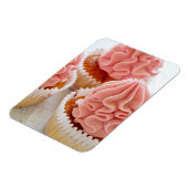 Een zoete Treat Cupcake met roze Bevroren Magneet (Linkerzijde)