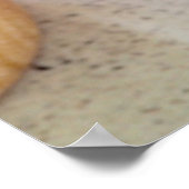 Een zoete Treat Cupcake met roze Bevroren Poster (Hoek)