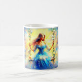 Een zoete uitdrukking van liefde in een kopje koffiemok (Center)