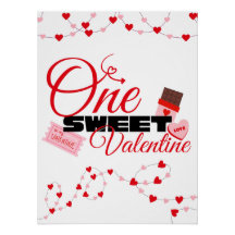 Eén Zoete Valentijn Eerste Verjaardagsdecoraties