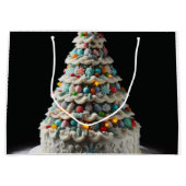 Een zoete viering De Kerstboom Cake Groot Cadeauzakje (Voorkant)