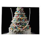 Een zoete viering De kerstboomcake Groot Cadeauzakje (Achterkant)