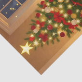Een zoete vintage Kerst Tissuepapier (Detail)