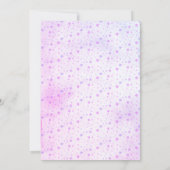 Een zoete vlinder wordt een meisje 1e verjaardag kaart (Achterkant)