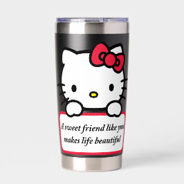Een zoete vriend als jij - T-shirt met hartelijke  Geïsoleerde Drinkbeker