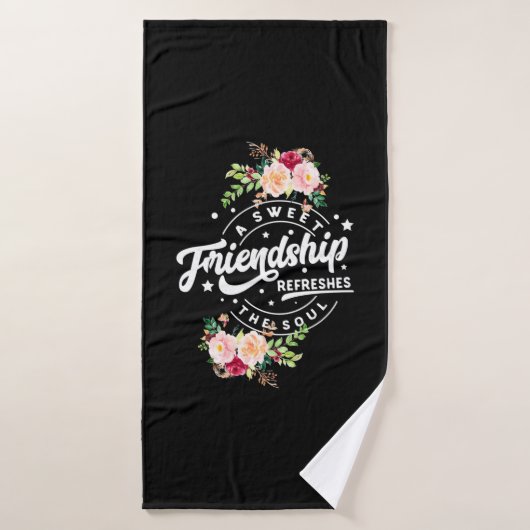 Een zoete vriendschap verfrist de sol badhanddoek (Badhanddoek)