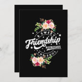 Een zoete vriendschap verfrist de sol kaart (Voorkant / Achterkant)