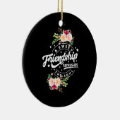 Een zoete vriendschap verfrist de sol keramisch ornament (Rechts)