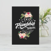 Een zoete vriendschap verfrist de ziel kaart (Staand voorkant)