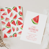 Een zoete watermeloen is onderweg kaart