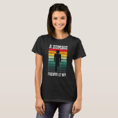 Een Zombie kauwde het af T-shirt (Voorkant volledig)