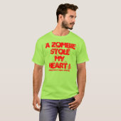 EEN ZOMBIE STOEL MIJN HART! T-SHIRT (Voorkant volledig)
