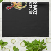 Een zombie taco theedoek (Gevouwen)