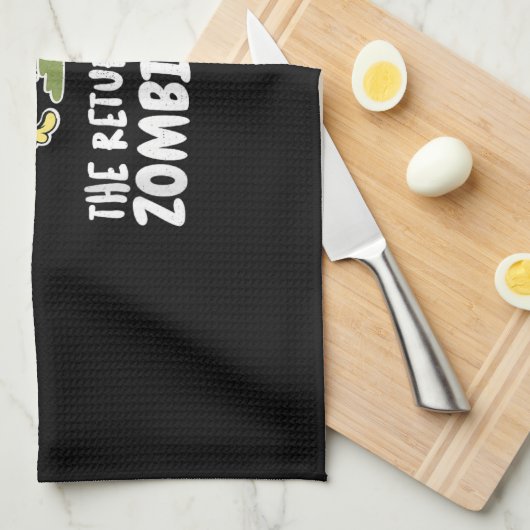 Een zombie taco theedoek (Quarter Fold)