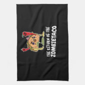 Een zombie taco theedoek (Verticaal)