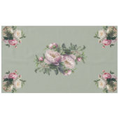 Een zomer bloementhema met  pioenen tafelkleed (Voorkant (Horizontaal))