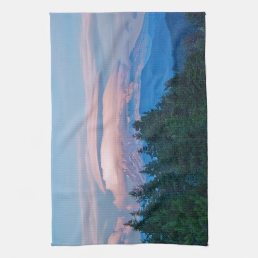 Een zomeravond theedoek (Verticaal)