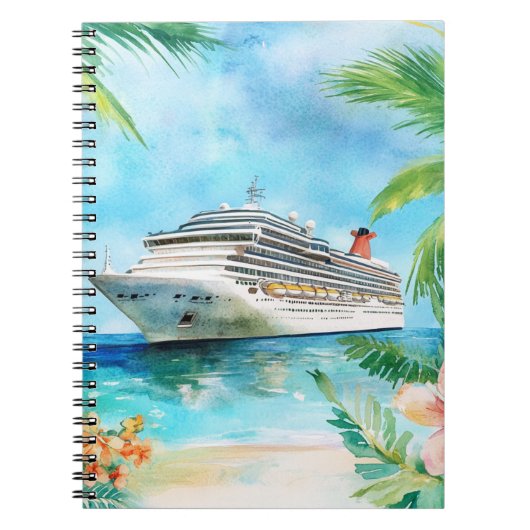 Een zomercruise notitieboek (Voorkant)