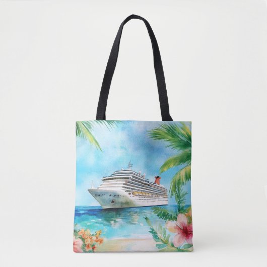 Een zomercruise tote bag (Voorkant)