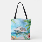 Een zomercruise tote bag (Achterkant)