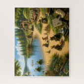 Een zomerdag bij Cattail Cove Legpuzzel (Verticaal)