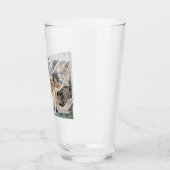 Een zomerdag (mooie vrouwen op de zon) glas (Links)