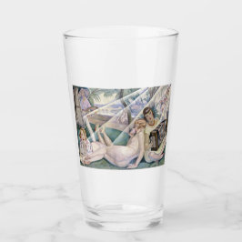 Een zomerdag (mooie vrouwen op de zon) glas