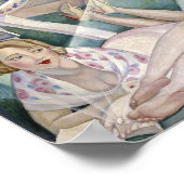 Een zomerdag (mooie vrouwen op de zon) poster (Hoek)