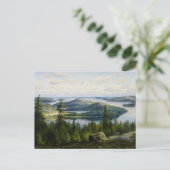 Een zomerdag op het meer van Paijanne, Waenerberg Briefkaart (Staand voorkant)