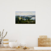 Een zomerdag op het meer van Paijanne, Waenerberg Poster (Keuken)