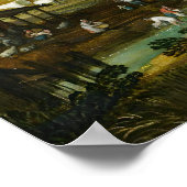 een zomerlandschap in de oogst - joos de Momper Poster (Hoek)