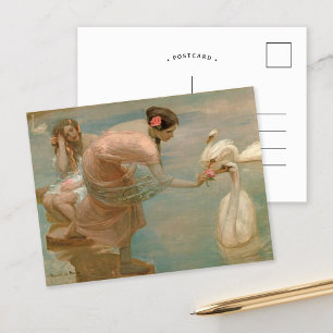 Een zomermorgen   Rupert Bunny Briefkaart
