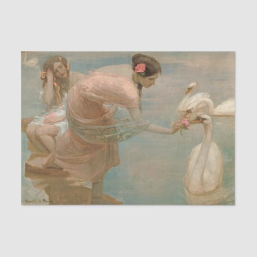 Een zomermorgen | Rupert Bunny Tissuepapier (Voorkant)
