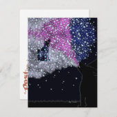 Een zomernacht met Sirius Feestdagenkaart (Voorkant / Achterkant)