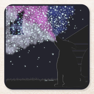 Een zomernacht met Sirius Kartonnen Onderzetters