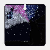 Een zomernacht met Sirius Metalen Ornament (Achterkant)