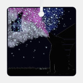 Een zomernacht met Sirius Metalen Ornament (Voorkant)