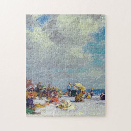 Een zomernamiddag van Edward Henry Potthast Legpuzzel (Verticaal)