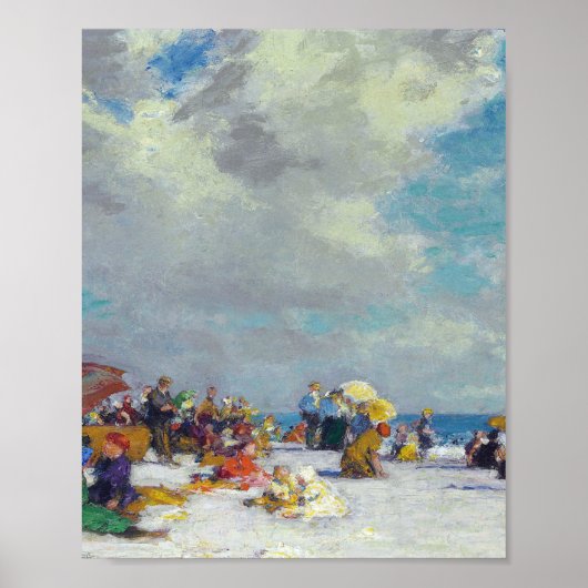 Een zomernamiddag van Edward Henry Potthast Poster (Voorkant)