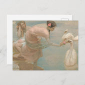 Een Zomerochtend door Rupert Bunny (1897) Briefkaart (Voorkant / Achterkant)