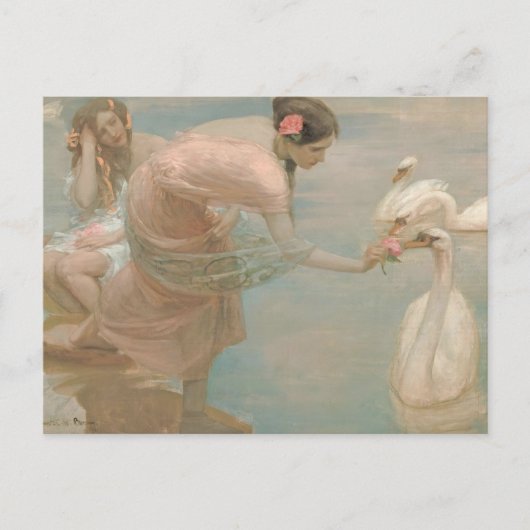 Een Zomerochtend door Rupert Bunny (1897) Briefkaart (Voorkant)