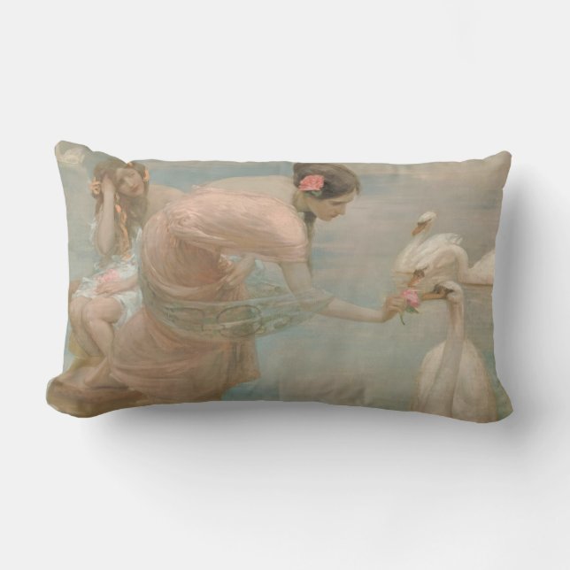 Een Zomerochtend door Rupert Bunny (1897) Kussen (Voorkant)