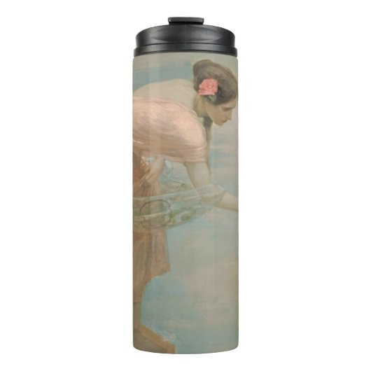 Een Zomerochtend door Rupert Bunny (1897) Thermosbeker (Voorkant)