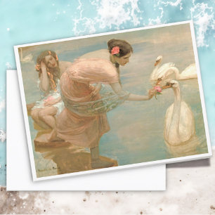 Een zomerochtend door Rupert Bunny Briefkaart