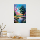 Een zomerochtend serenade poster (Keuken)