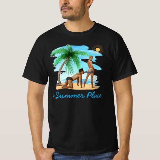 een zomerplaats (Gay-Thereed) T-Shirt (Voorkant)