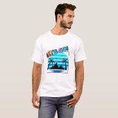 Een zomerse stranddag T-shirt (Voorkant volledig)