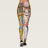 Een zomertheefeest door Louis Wain Leggings (Achterkant)